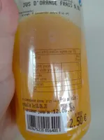 Jus d'orange frais 0.5l