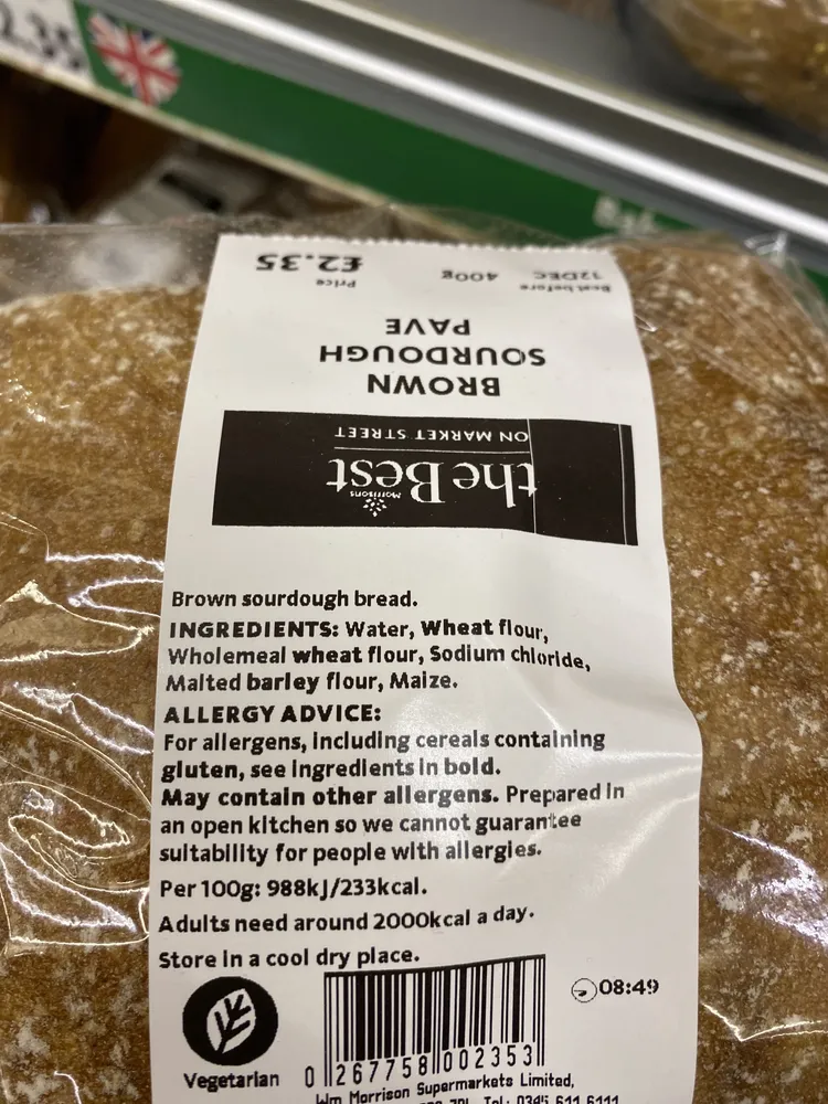 Whole grain Sour bread