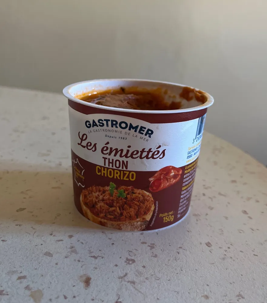 Émiettés de thon au chorizo