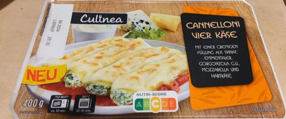 Cannelloni vier Käse