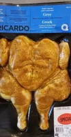 Poulet entier assaisonné Grec
