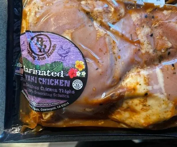 Marinated teriyaki chicken