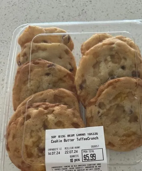 IGA BUTTER TOFFEE CRUNCH COOKIE