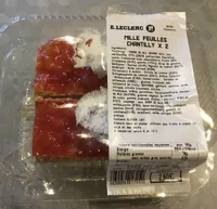Millefeuille chantilly x2