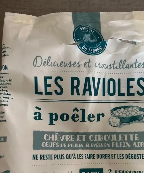 Ravioles à poêler
