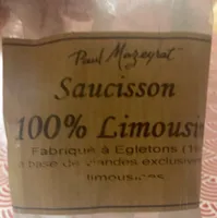 Saucisson 100% Limousin