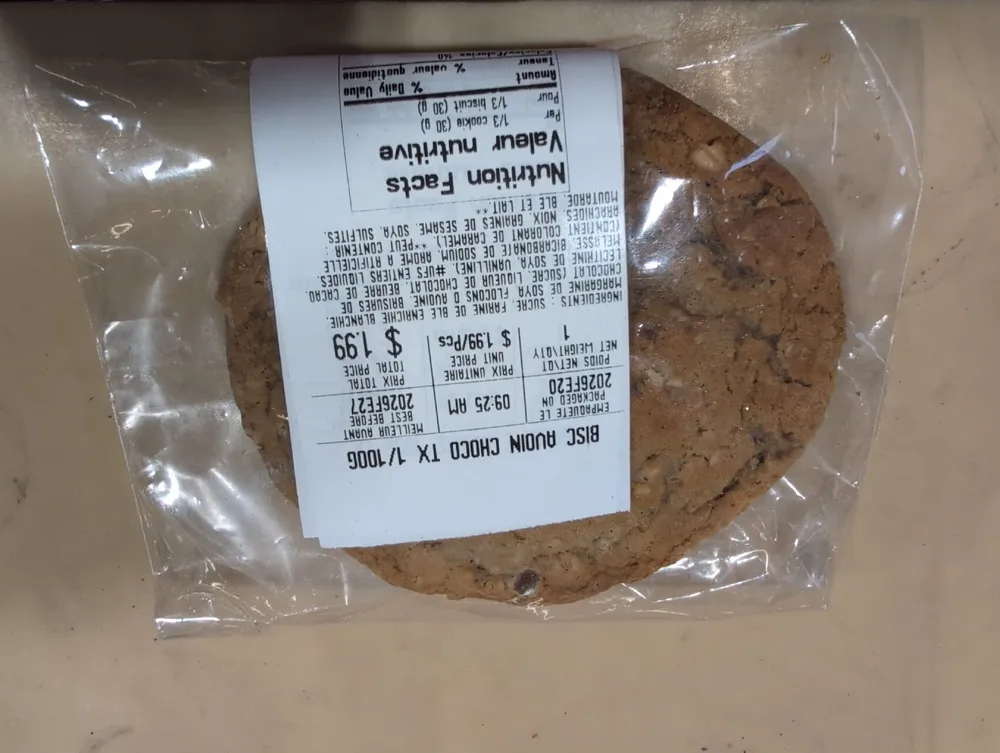 Oat And Chocolate Cookie