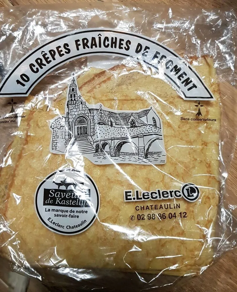 Crêpes fraiches de froment