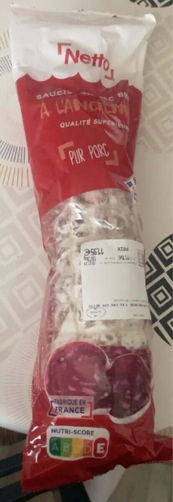 saucisson sec bridé