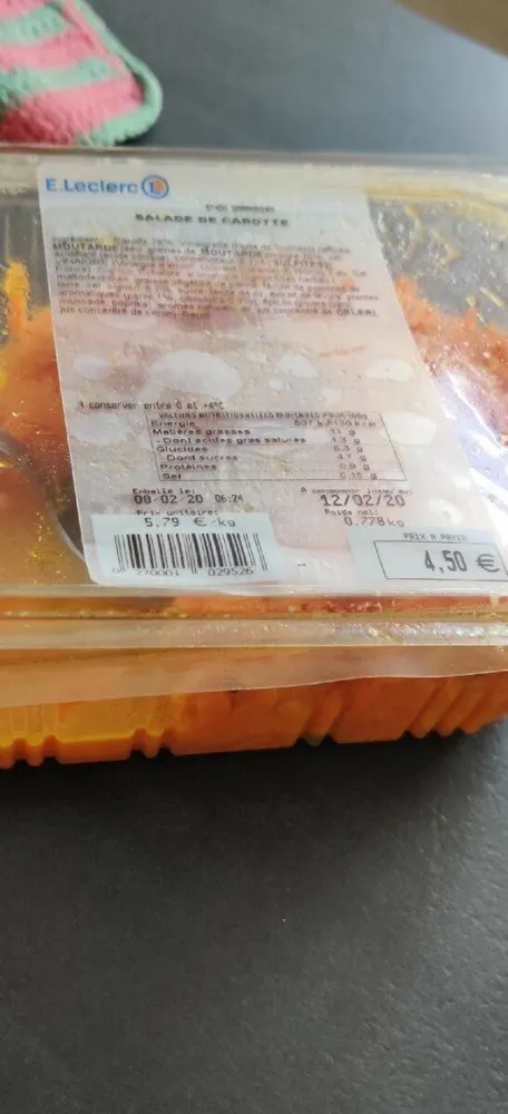 Salade de carottes