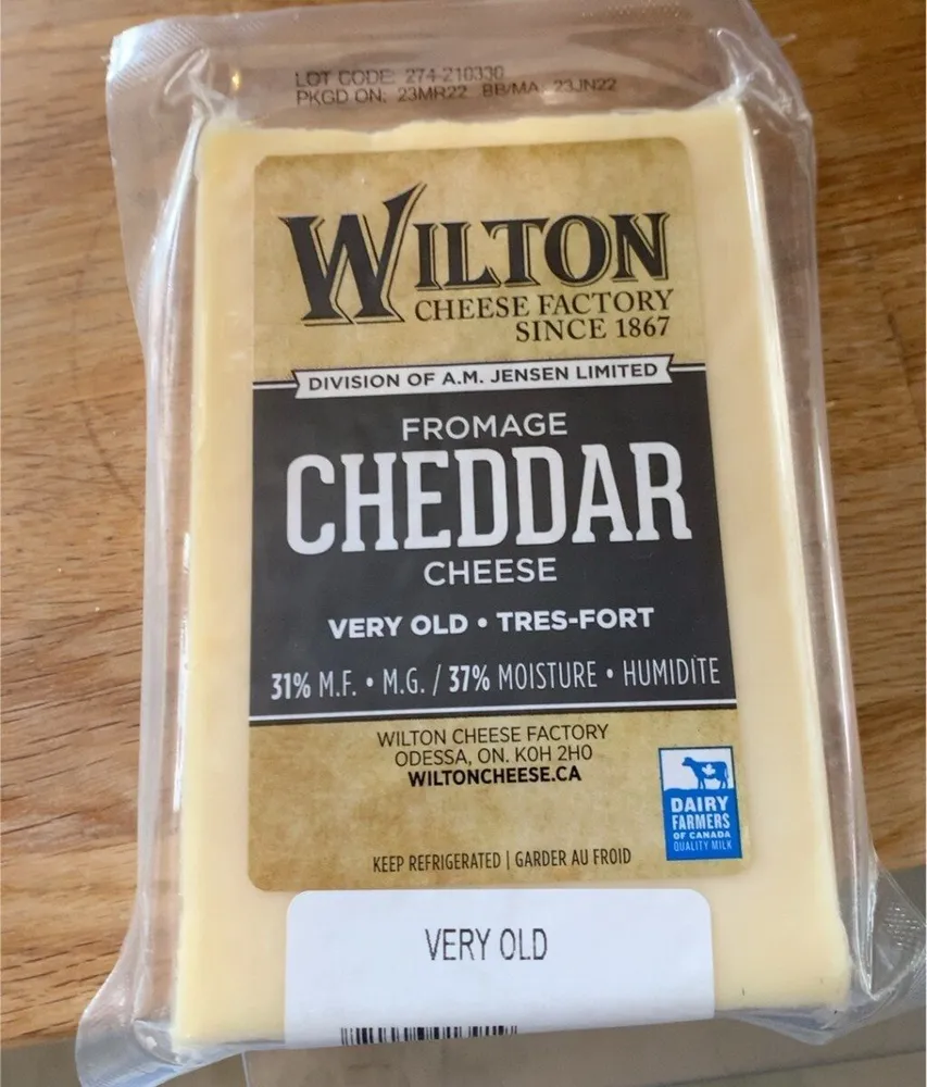 Very old white cheddar