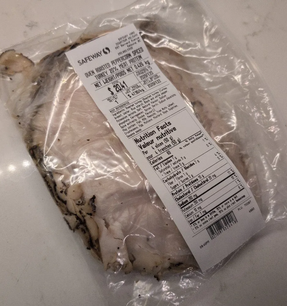 Oven Roasted Peppercorn Turkey