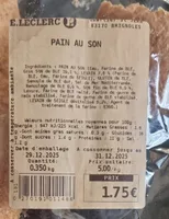 Pain au son