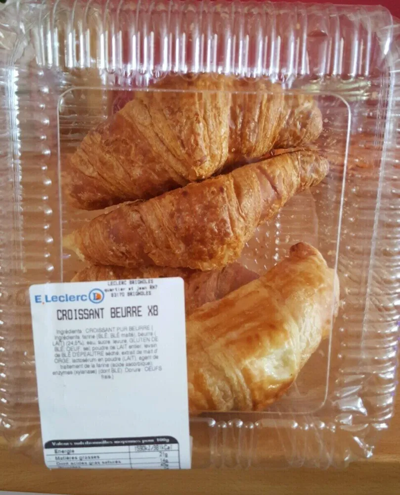 Croissant beurre X8