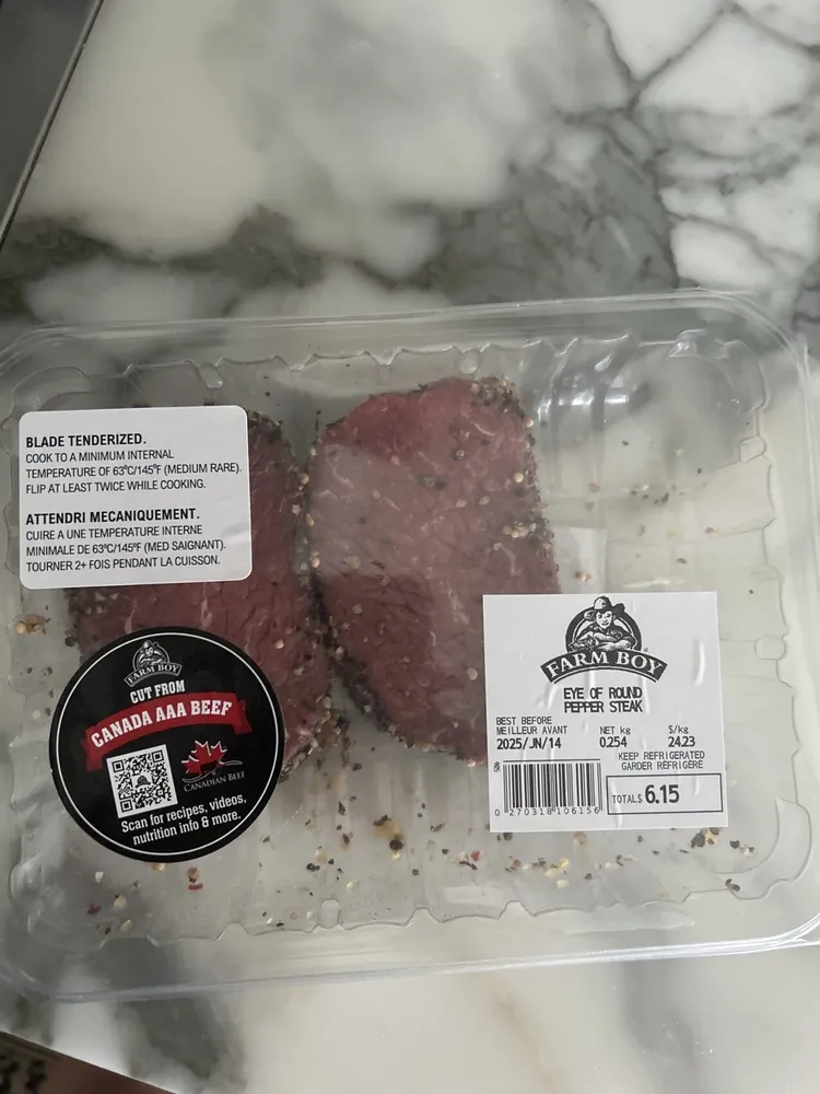 Eye Of Round Pepper Steak