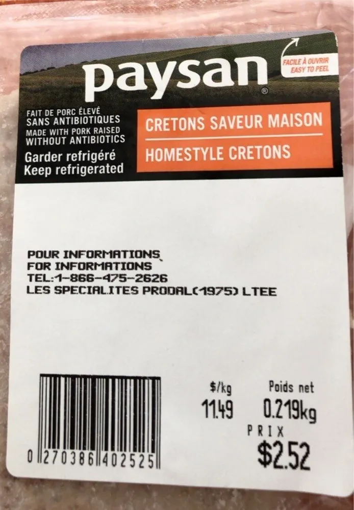 Creton saveur maison