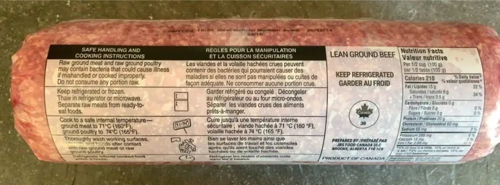 Lean ground beef