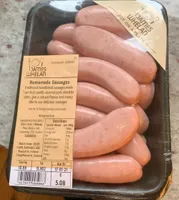 Homemade sausages