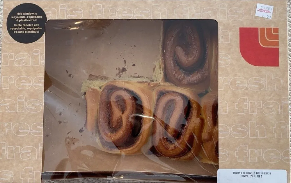 Brioches a la cannelle avec glacage a danoise. EMB 8. 768 G