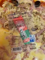 Pizza flamm moitié moitié