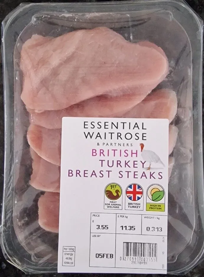 Turkey Breast Steaks