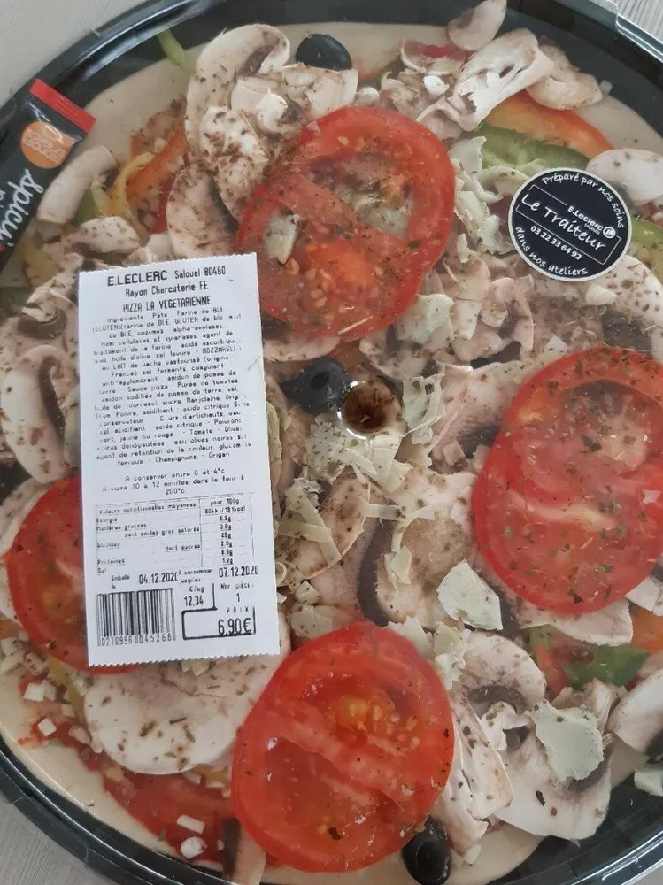 Pizza la végétarienne