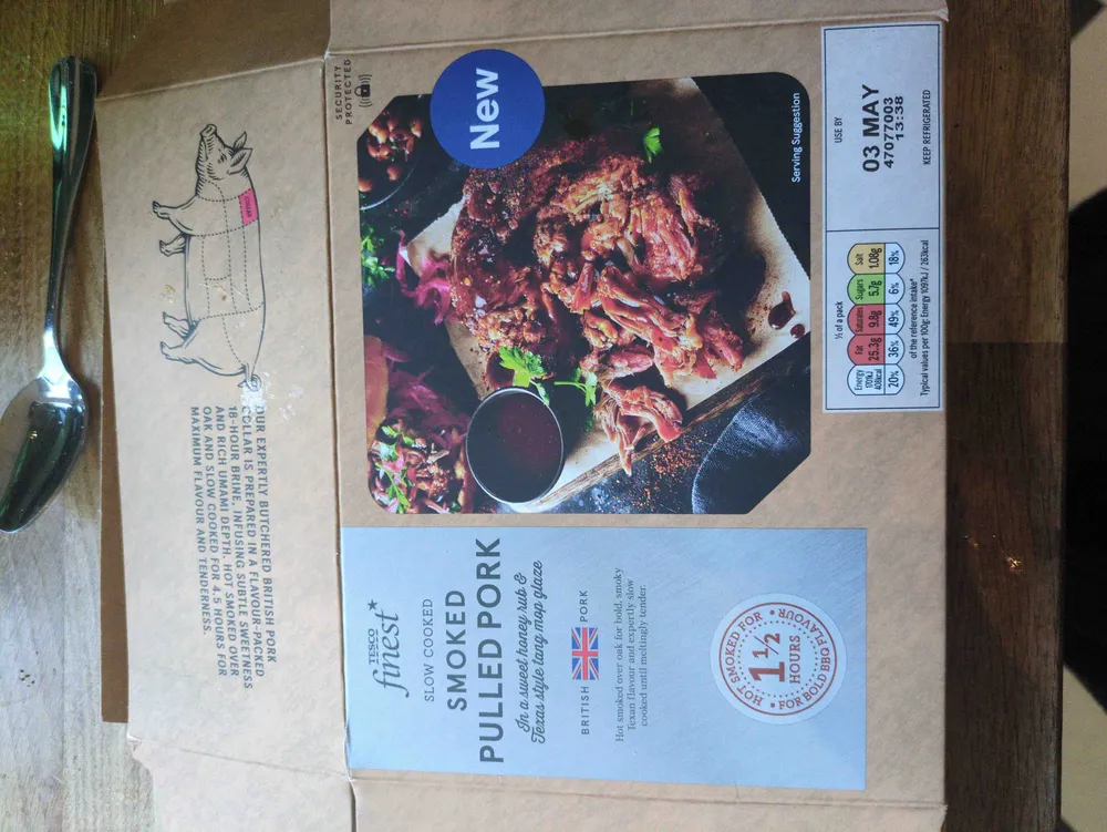 Smoked pulled pork