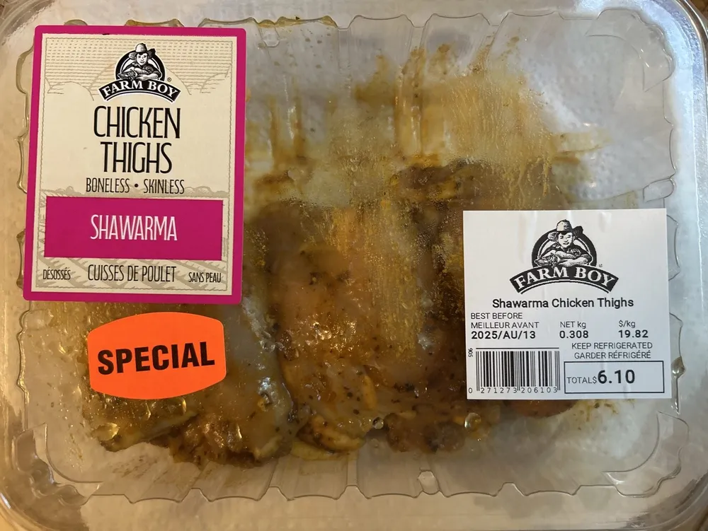 Shawarma Chicken Thighs