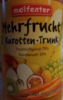 Mehrfrucht Karotten-Trunk