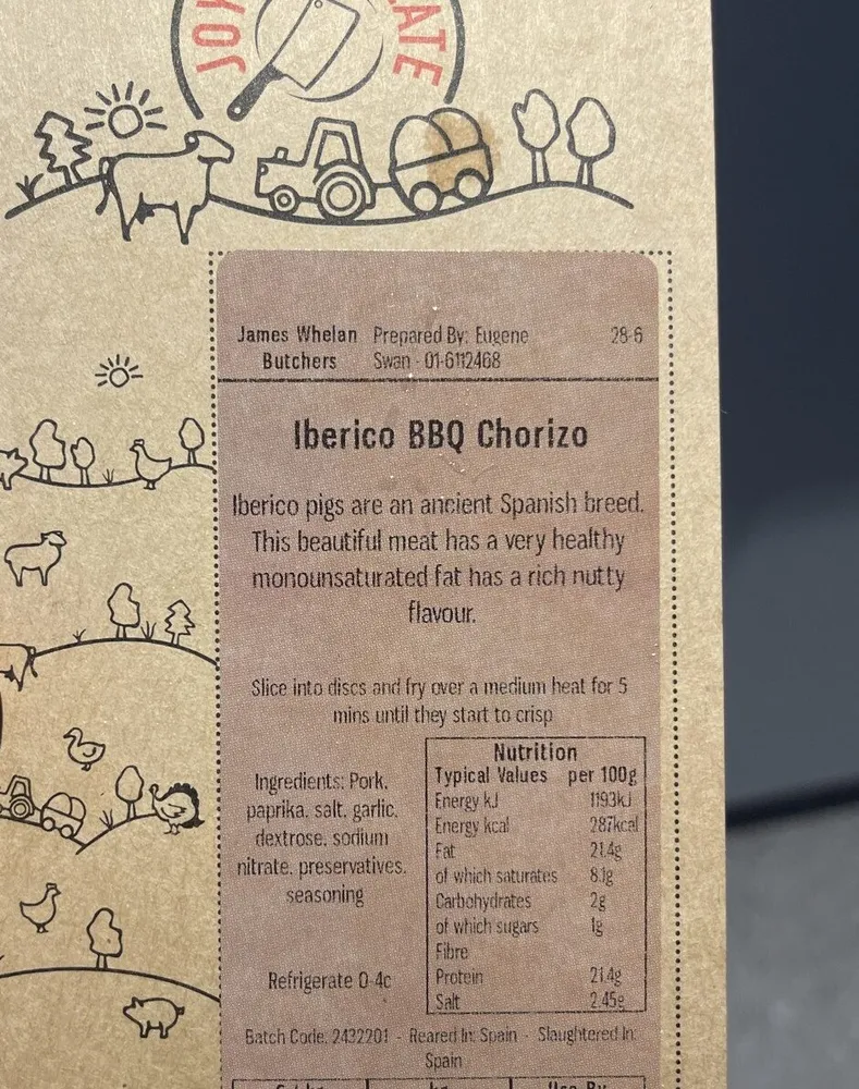 Iberico BBQ Chorizo