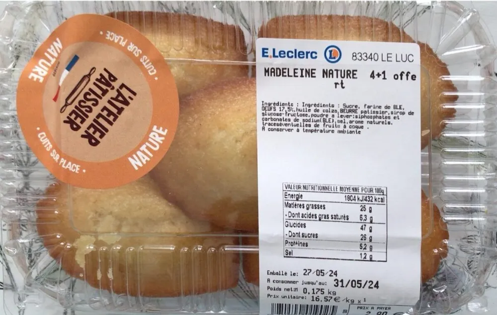 Madeleine nature