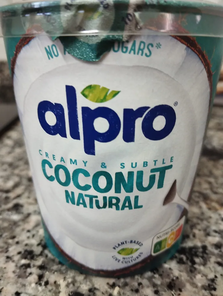 Postre de coco natural