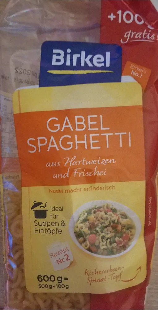 Gabel Spaghetti