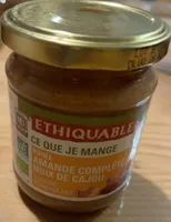 Purée amande complète noix de cajou