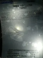 Bande feuilletée pommes