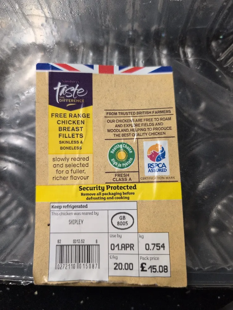 Free Range Chicken Breast Fillets