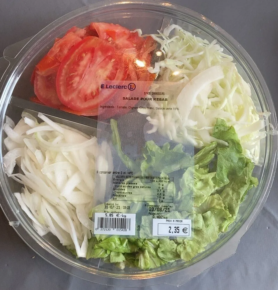 Salade pour kebab