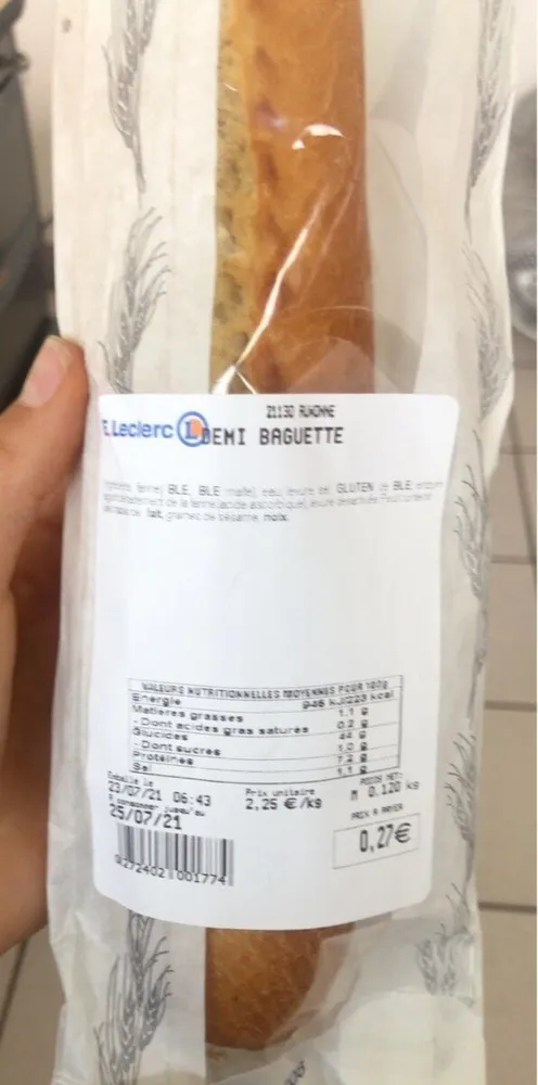 Demi baguette