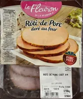 Roti de porc dore au four