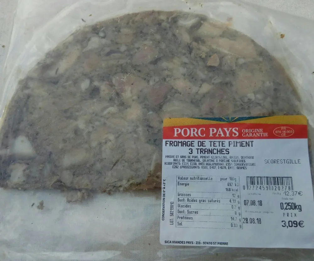 Fromage de tête piment