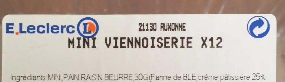 Mini viennoiserie