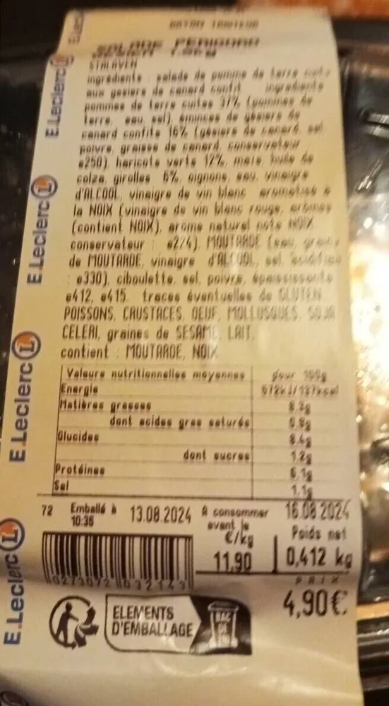 Salade périgourdine