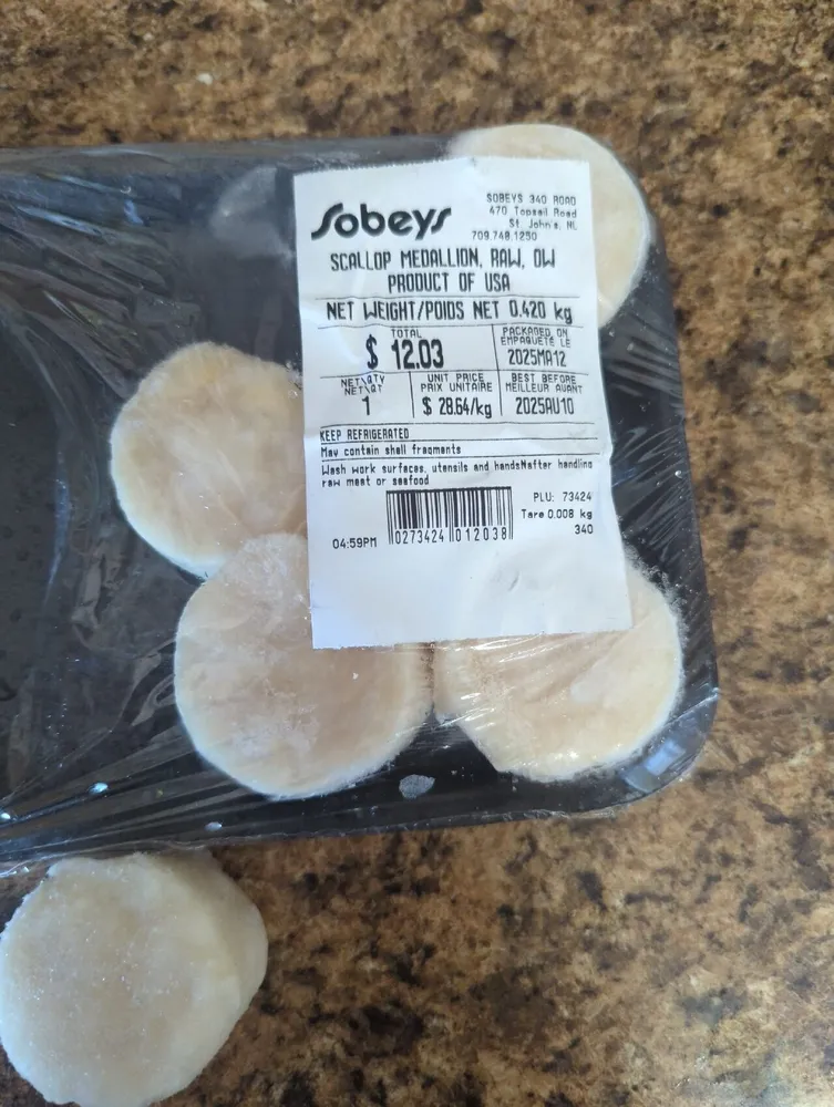 Scallops sobeys