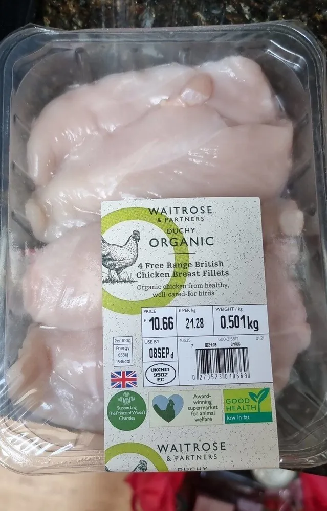 4 Free Range British Chicken Breast Fillets