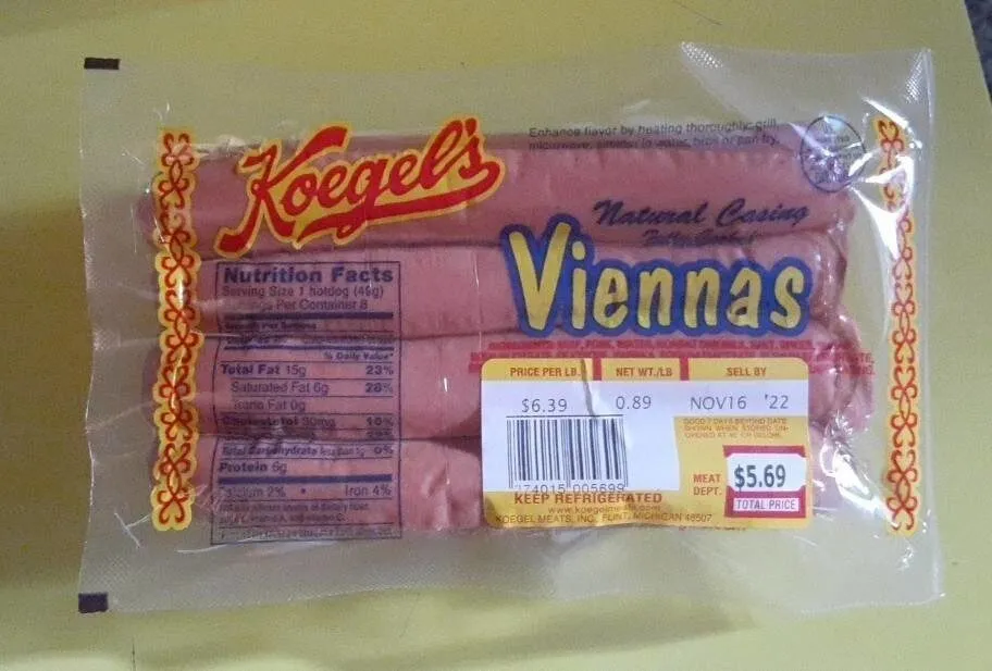 Natural Casing Fully Cooked Viennas