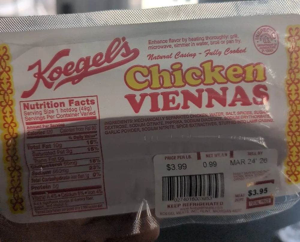 Chicken Viennas