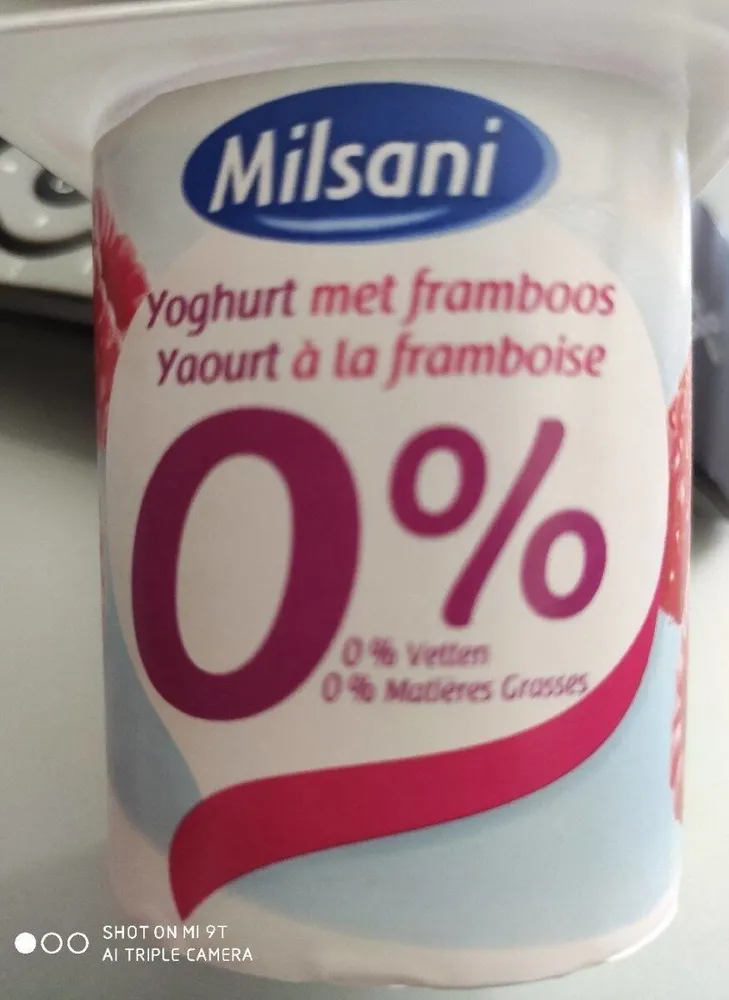 Yaourt à la framboise