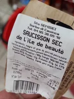 Saucisson sec de l'île de beauté