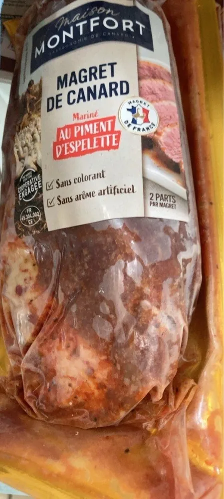 Magret de canard mariné au piment d’espelette