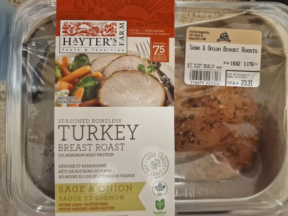 Seasoned Boneless Turkey Breast Roast - Oven